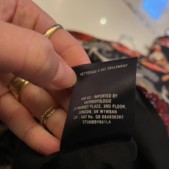 Anthropologie Leifsdottir Adelita Brocade Dress Size 2 - Picture 9 of 9